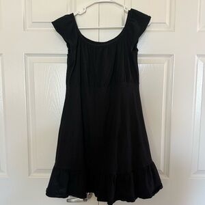 ASOS Black Sleeveless Sundress with Scoop Neck